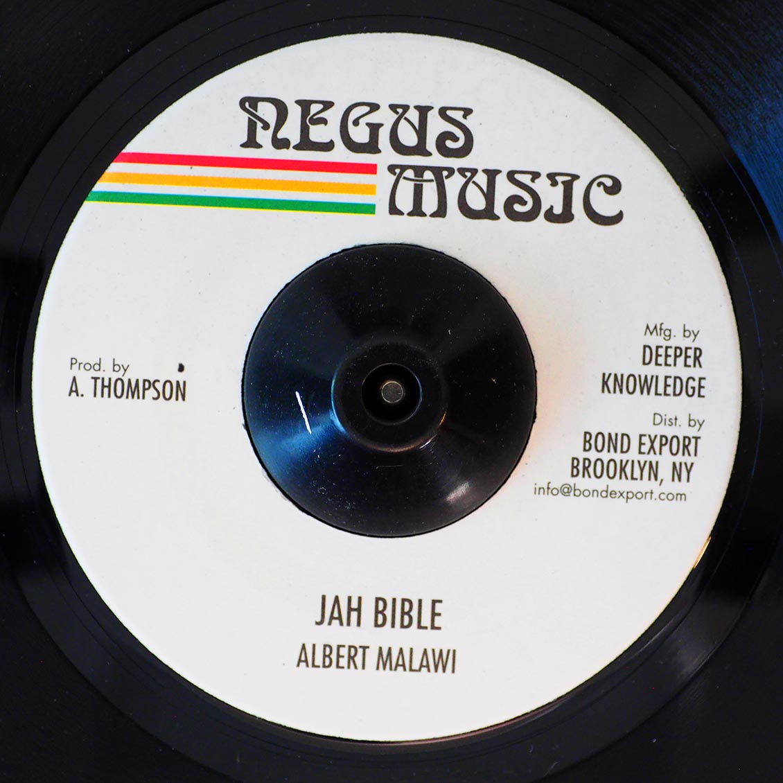 Albert Malawi - Jah Bible [2013 New Vinyl Record 7" Single]