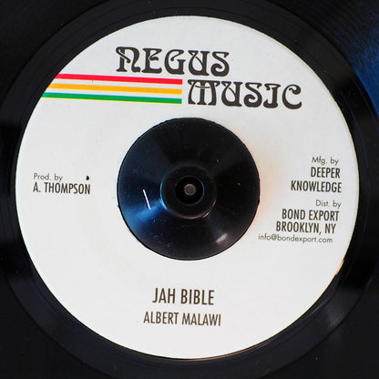 Albert Malawi - Jah Bible [2013 New Vinyl Record 7" Single]