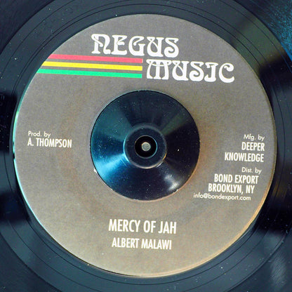Albert Malawi - Mercy of Jah [2014 45RPM] [New Vinyl Record 7" Single]