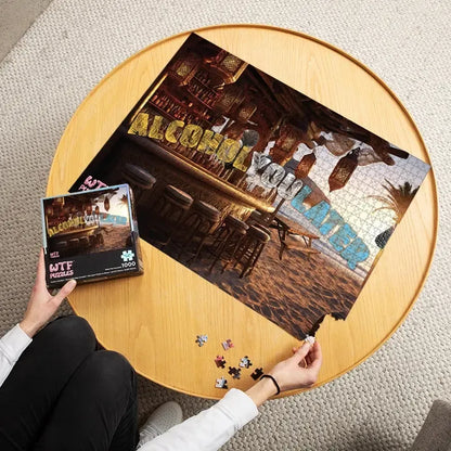 Alcoholyoulater 1000 Piece Jigsaw Puzzle WTF