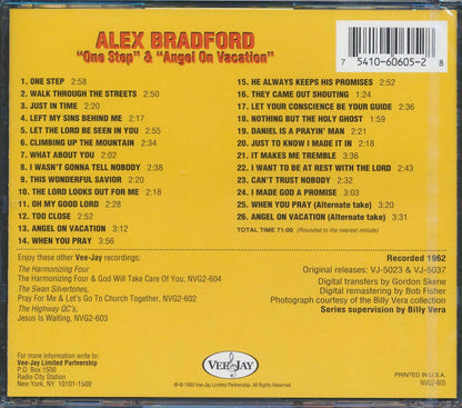 Alex Bradford - One Step + Angel on Vacation [1993 Compilation] [New CD]