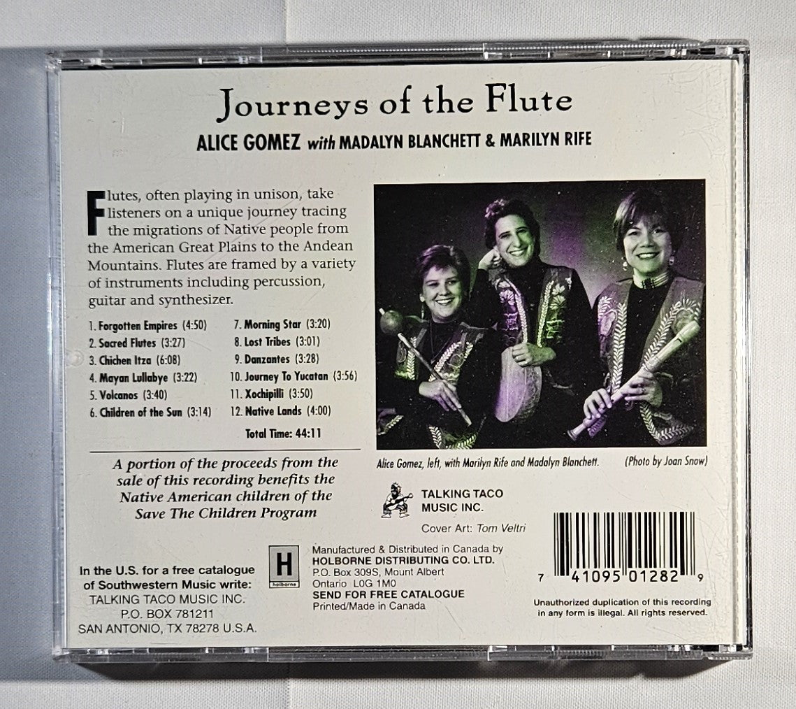 Alice Gomez With Madalyn Blanchett & Marily Rife - Journeys of the Flute [1995 Used CD]