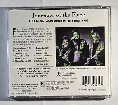 Alice Gomez With Madalyn Blanchett & Marily Rife - Journeys of the Flute [1995 Used CD]