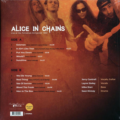 Alice in Chains - Live at The Palladium Hollywood 1992 [2019 Unofficial] [New Vinyl Record LP]