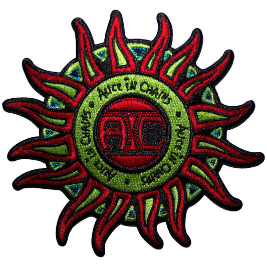 Alice In Chains - Sun Logo Colour Iron On Woven Patch