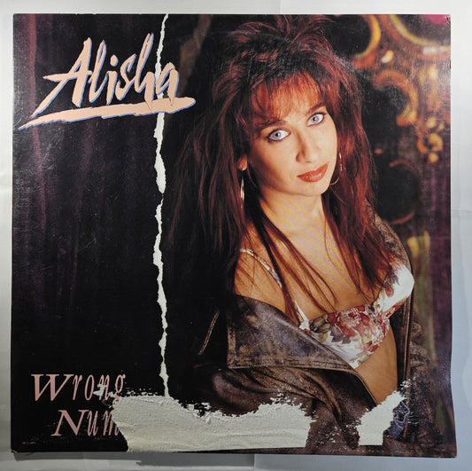 Alisha - Wrong Number [1990 Promo] [Used Vinyl Record 12" Single]
