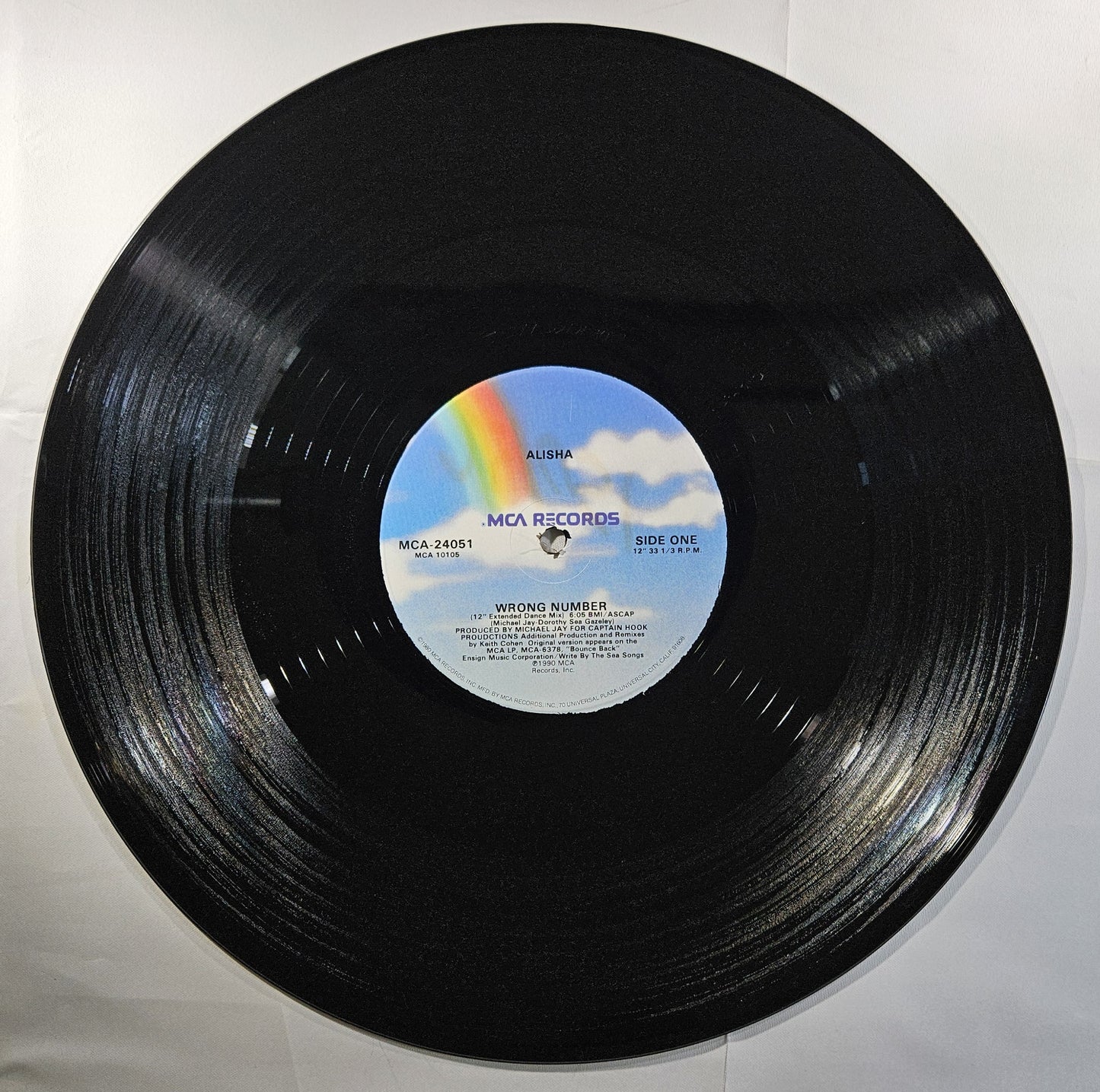 Alisha - Wrong Number [1990 Promo] [Used Vinyl Record 12" Single]