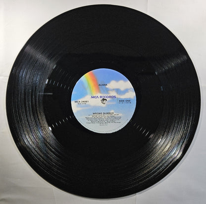Alisha - Wrong Number [1990 Promo] [Used Vinyl Record 12" Single]
