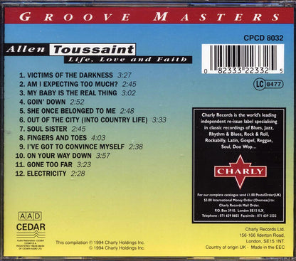 Allen Toussaint - Life, Love and Faith [1994 Reissue] [New CD]