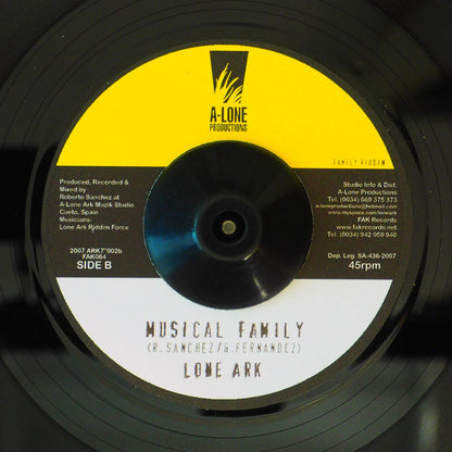 Alpheus - Keep the Faith / Lone Ark - Musical Family [2007 New Vinyl Record 7" Single]