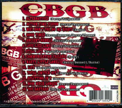 Alternative TV - 25 Years of ATV: Live at CBGB [2002 New CD]