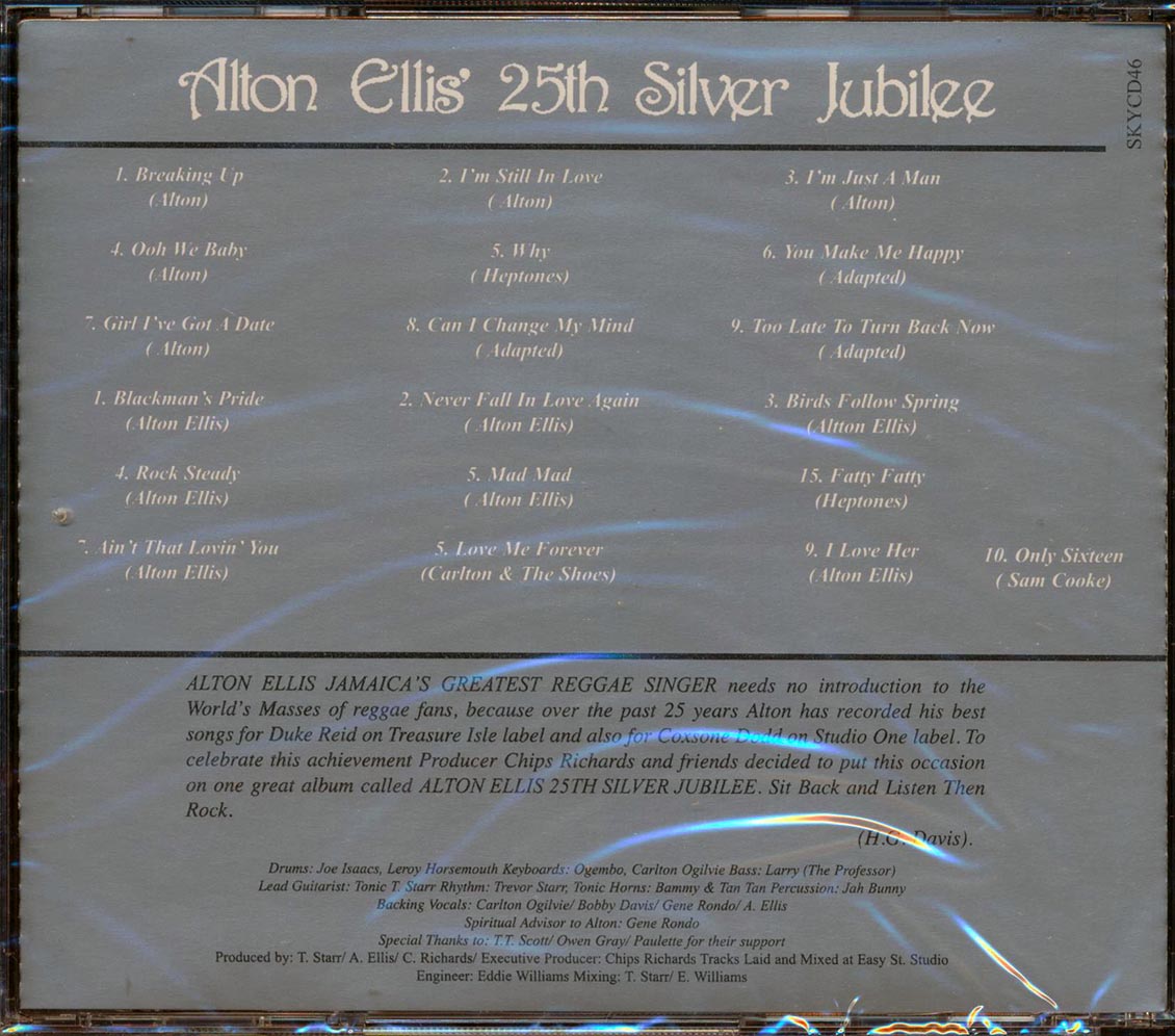 Alton Ellis - 25th Silver Jubilee [2000 Reissue] [New CD]