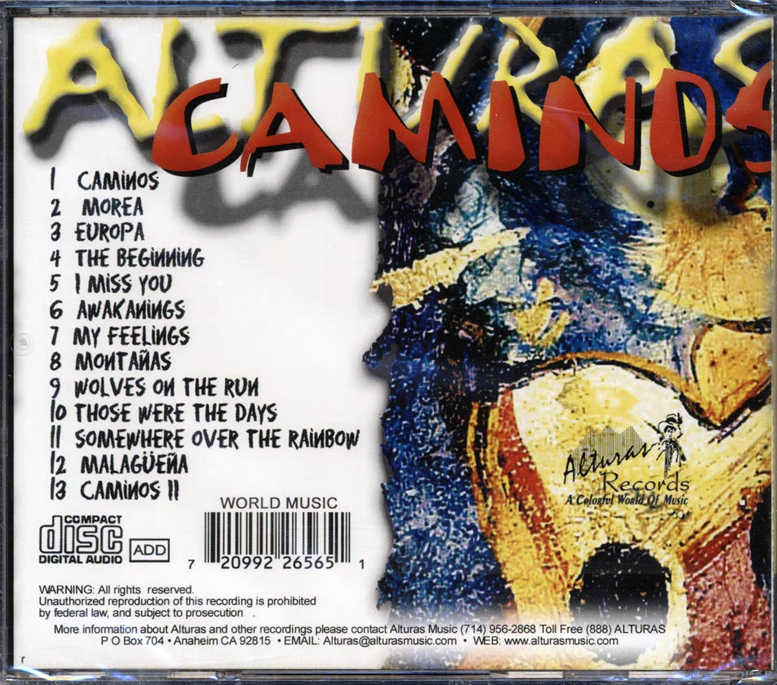 Alturas - Caminos - Instrumental Guitars [2001 New CD]