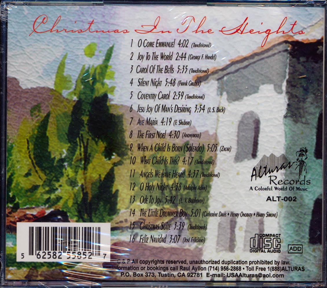 Alturas - Christmas in the Heights [2000 New CD]