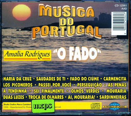 Amália Rodrigues - O Fado: Musica Do Portugal [1999 Compilation] [New CD]
