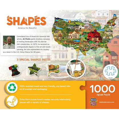 America the Beautiful 1000 Piece Jigsaw Puzzle MasterPieces