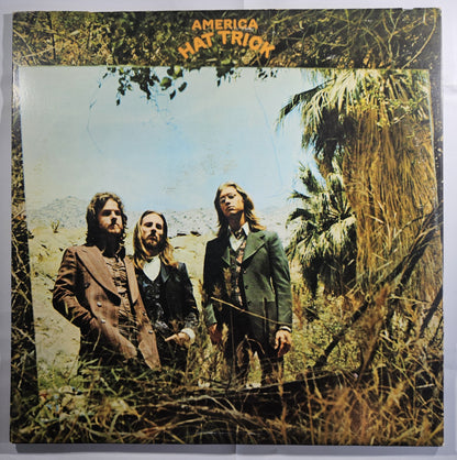 America - Hat Trick [1973 Terre Haute Pressing] [Used Vinyl Record LP]