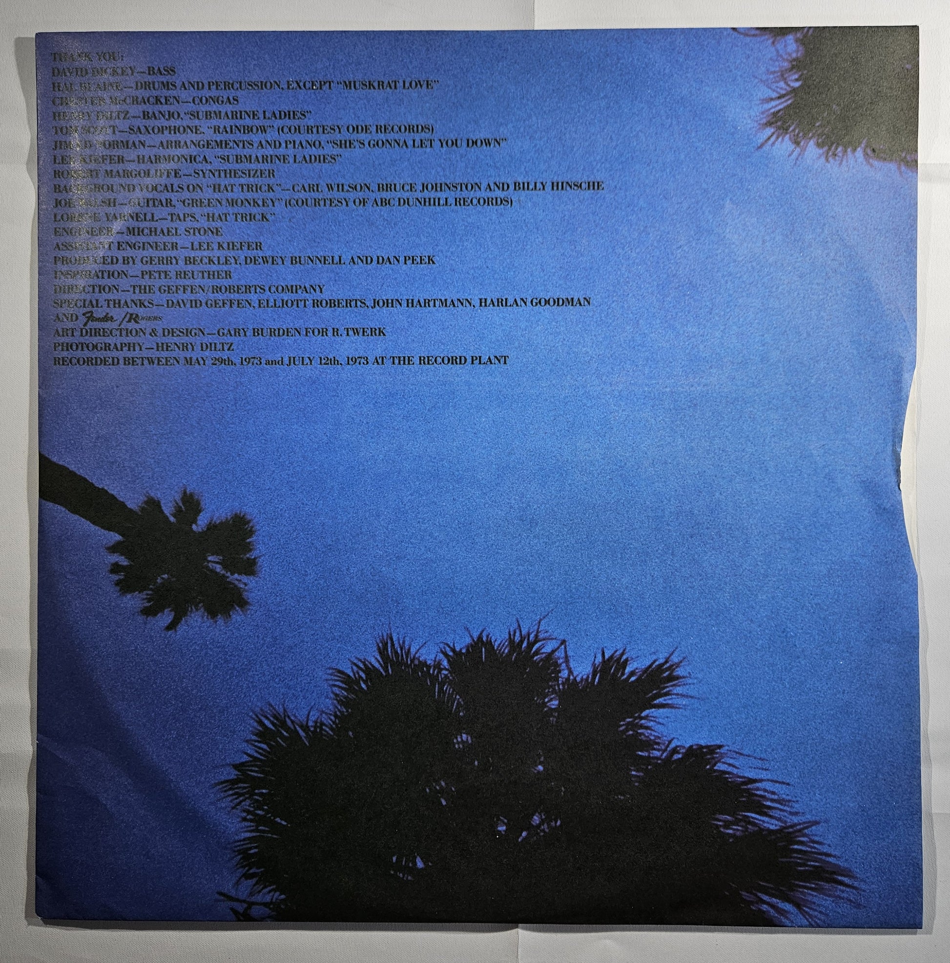 America - Hat Trick [1973 Terre Haute Pressing] [Used Vinyl Record LP]