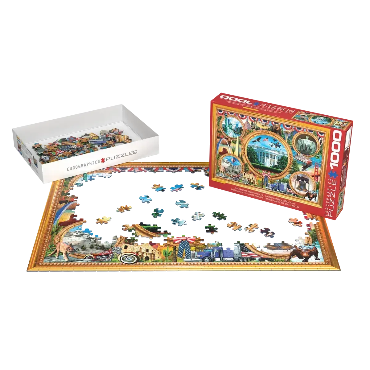 American Monuments 1000 Piece Jigsaw Puzzle Eurographics