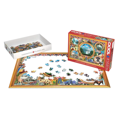 American Monuments 1000 Piece Jigsaw Puzzle Eurographics