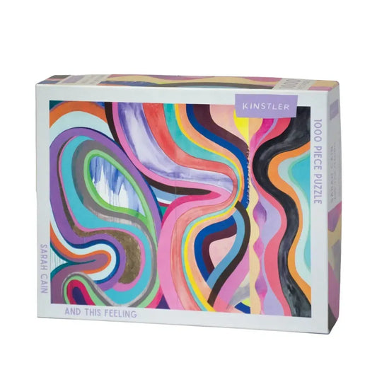 And This Feeling by Sarah Cain 1000 Piece Jigsaw Puzzle Kinstler