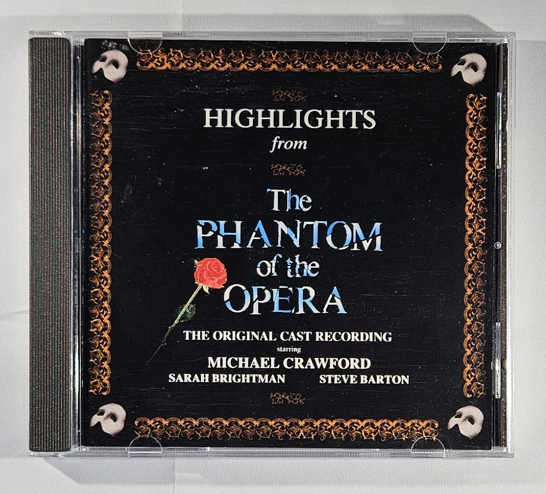 Andrew Lloyd Webber - Highlights From The Phantom of the Opera (The Original Cast Recording) [1987 Used CD] [B]