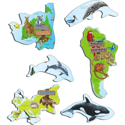 Animals of the World 28 Piece Tray Jigsaw Puzzle Larsen