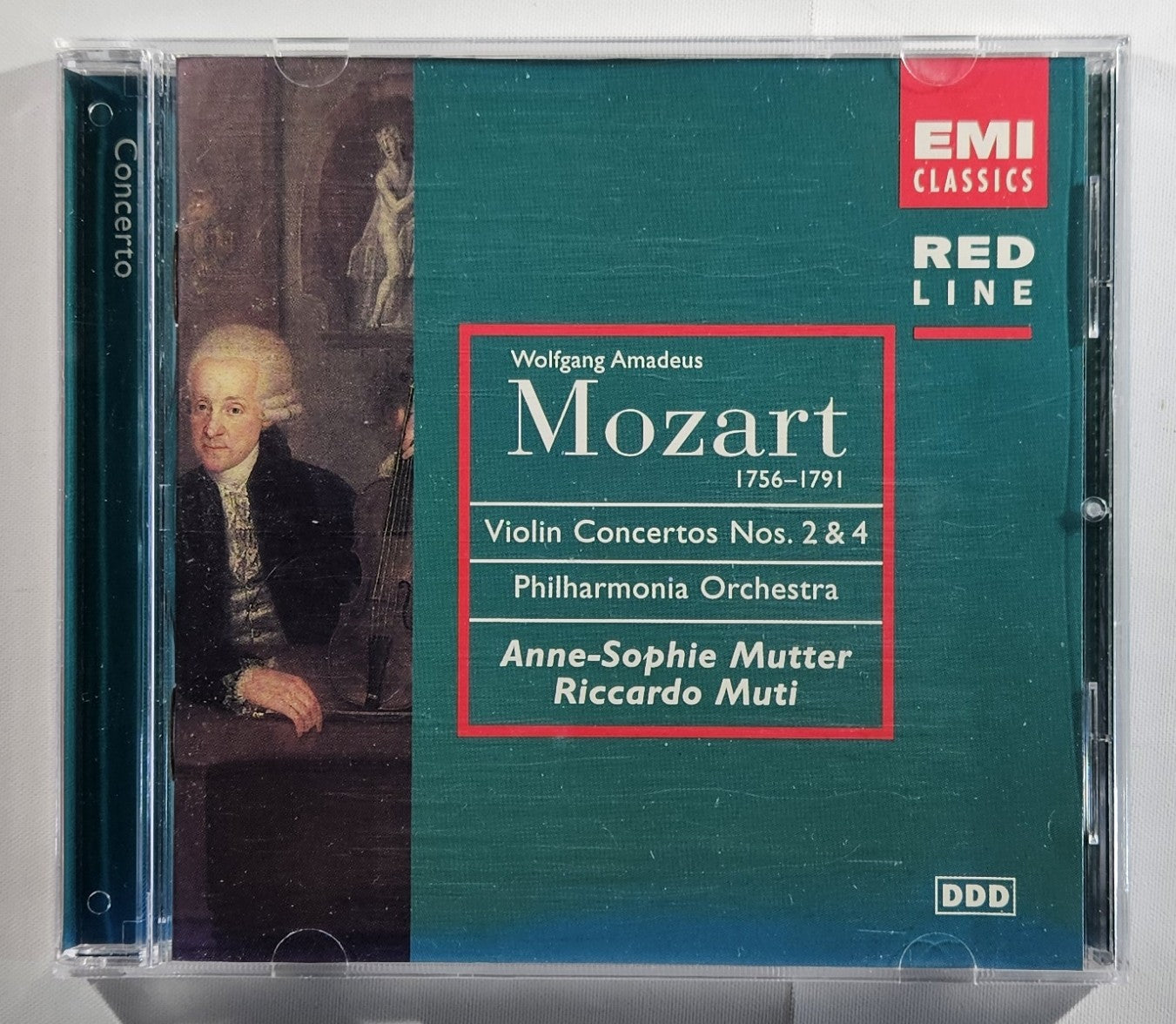 Anne-Sophie Mutter - Mozart: Violin Concertos Nos. 2 & 4 [1997 Used CD]