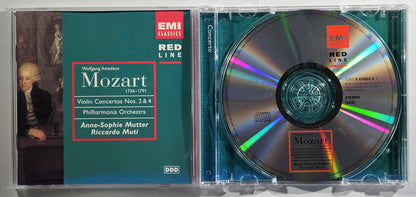 Anne-Sophie Mutter - Mozart: Violin Concertos Nos. 2 & 4 [1997 Used CD]
