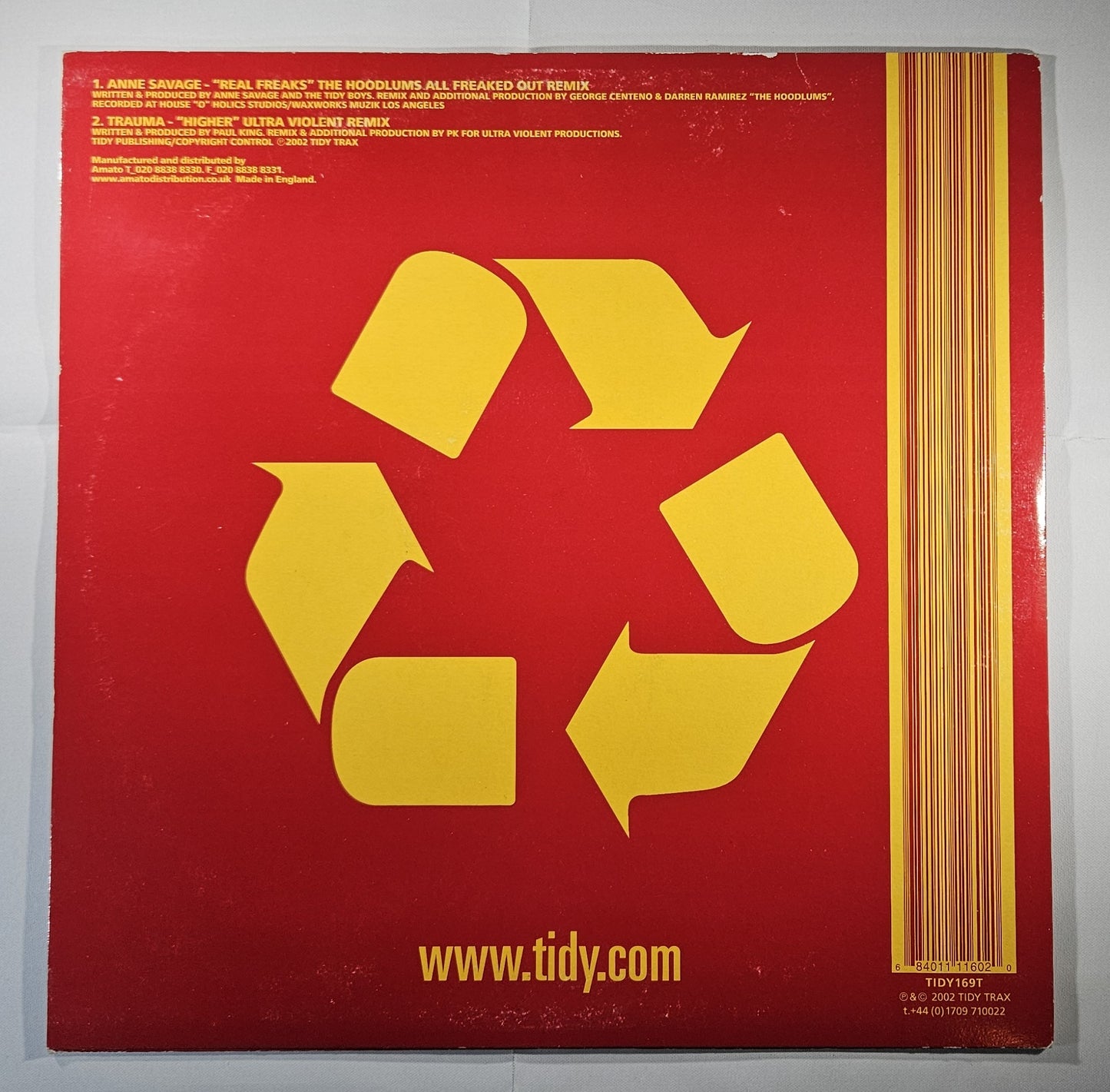 Anne Savage / Trauma - The Recycle EP 2 [2002 Red] [Used Vinyl 10" Single]