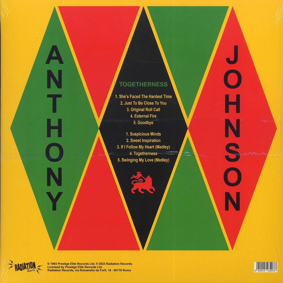 Anthony Johnson - Togetherness [2023 Reissue] [New Vinyl Record LP]