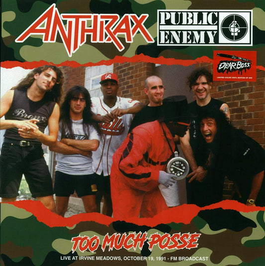 Anthrax & PUblic Enemy - Too Much Posse: Live at Irvine Meadows 1991 [2023 Unofficial Limited Green] [New Vinyl Record LP]