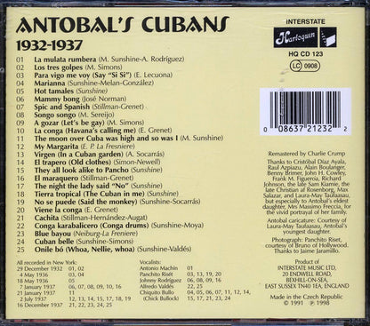 Antobal's Cubans - 1932-1937 [1998 Compilation Reissue Remastered] [New CD]