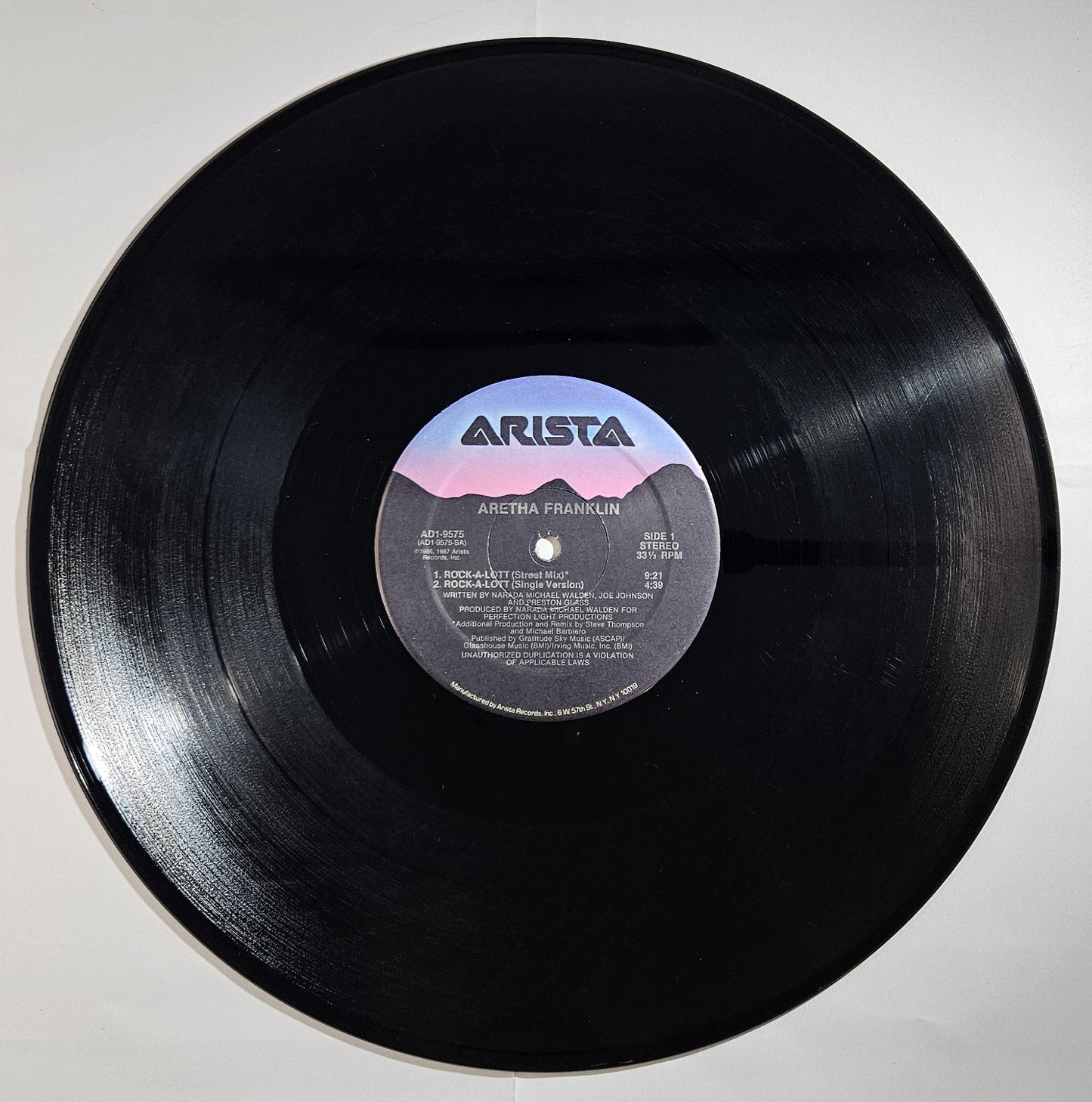 Aretha Franklin - Rock-A-Lott [1987 Used Vinyl Record 12" Single]