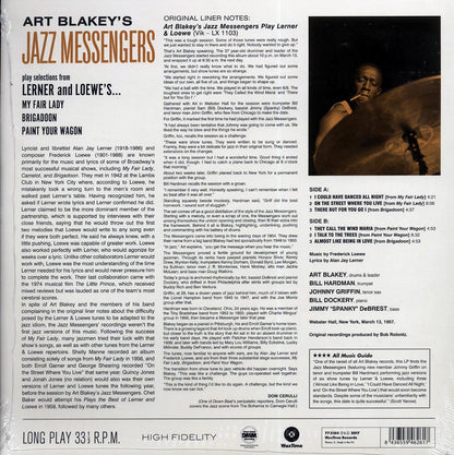 Art Blakey's Jazz Messengers - Selections From Lerner and Loewe's [2017 Limited Reissue Remastered 180G] [New Vinyl Record LP]