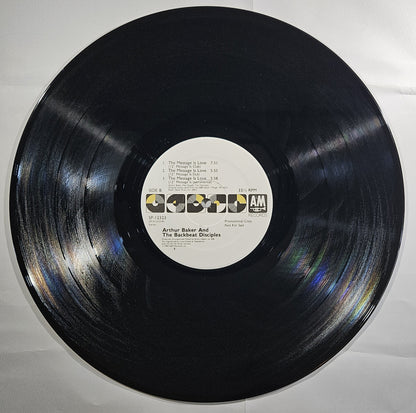 Arthur Baker and The Backbeat Disciples - The Message is Love [1989 Promo] [Used Vinyl Record 12" Single]