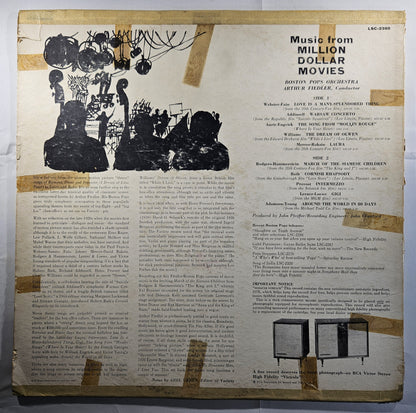 Arthur Fiedler / Boston Pops - Music From Million Dollar Movies [1960 Used Vinyl Record LP]