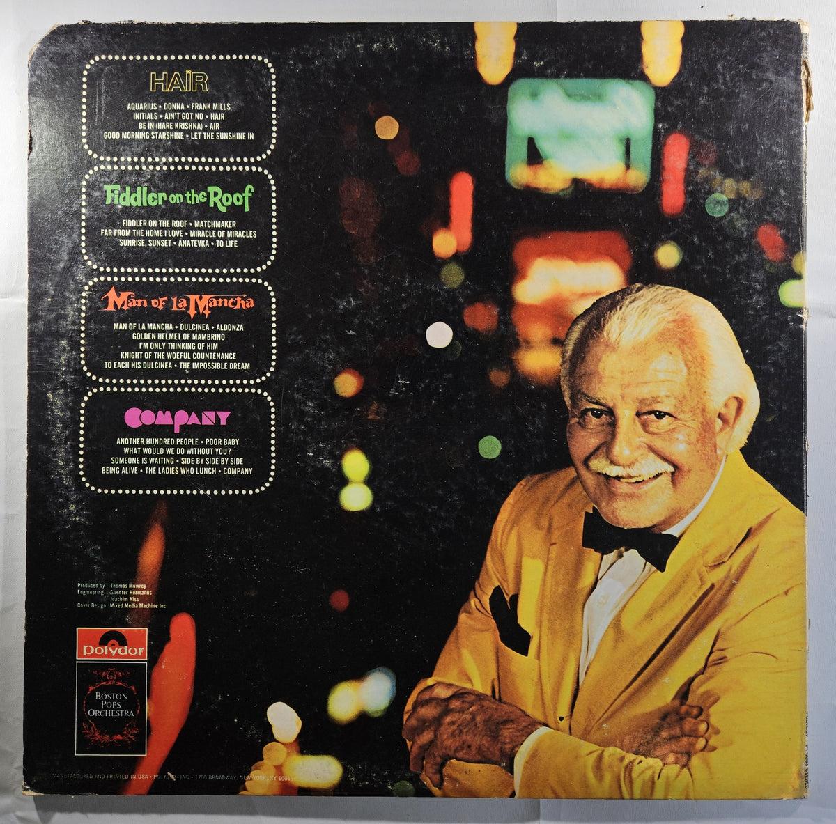 Arthur Fiedler, Boston Pops - Fabulous Broadway [1970 Used Vinyl Record LP]