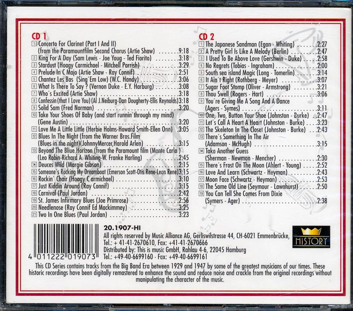 Artie Shaw - Who's Excited [1998 Compilation Remastered] [New Double CD]