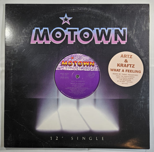 Artz & Kraftz - What a Feeling [1990 Promo] [Used Vinyl Record 12" Single] [B]