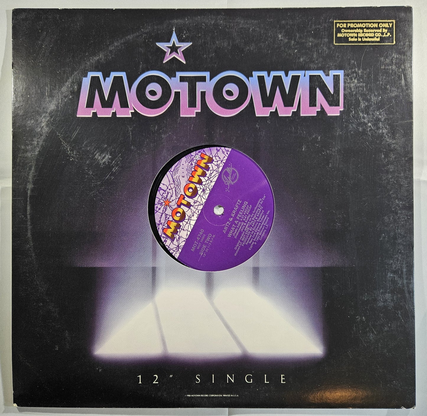 Artz & Kraftz - What a Feeling [1990 Promo] [Used Vinyl Record 12" Single] [B]