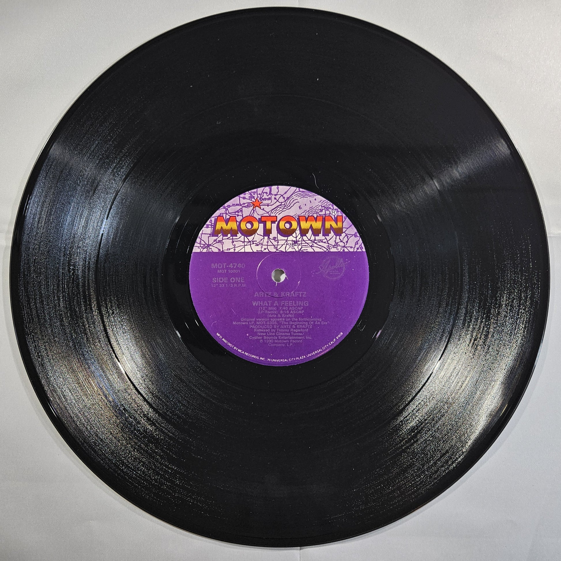 Artz & Kraftz - What a Feeling [1990 Promo] [Used Vinyl Record 12" Single] [B]