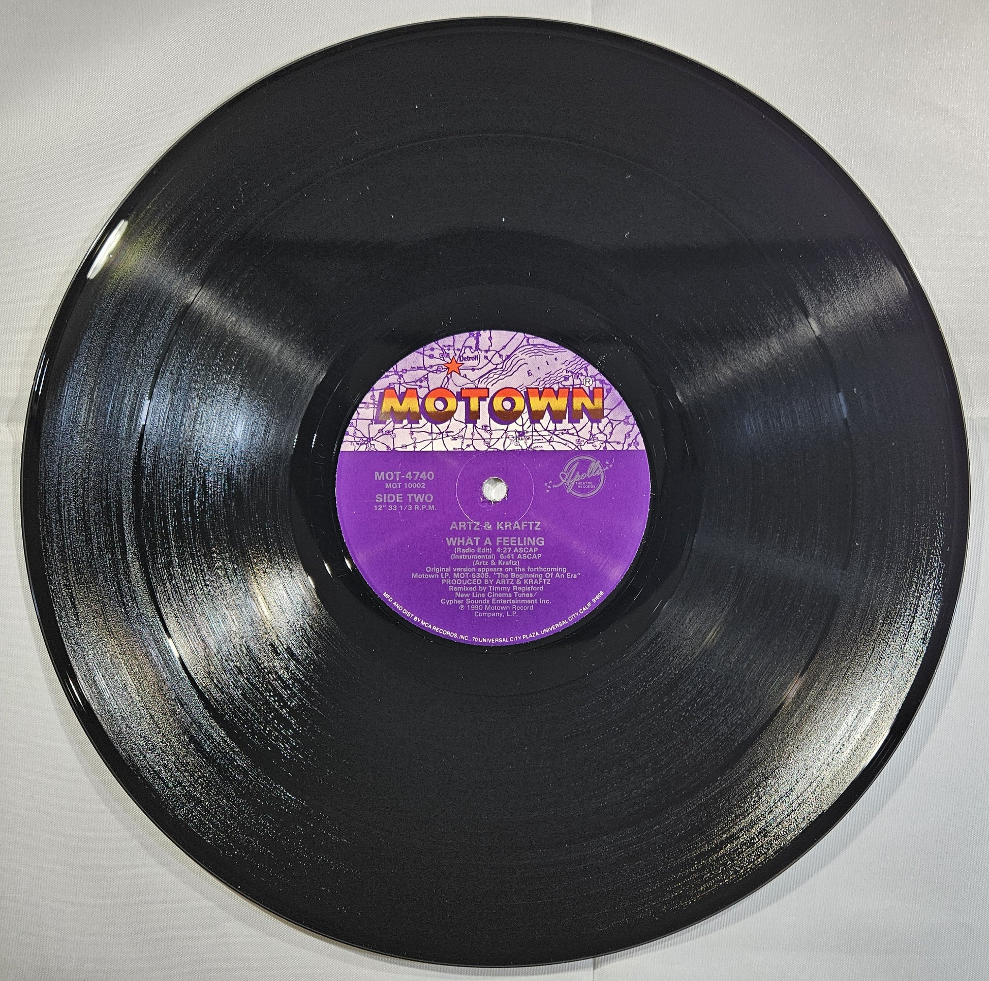 Artz & Kraftz - What a Feeling [1990 Promo] [Used Vinyl Record 12" Single] [B]