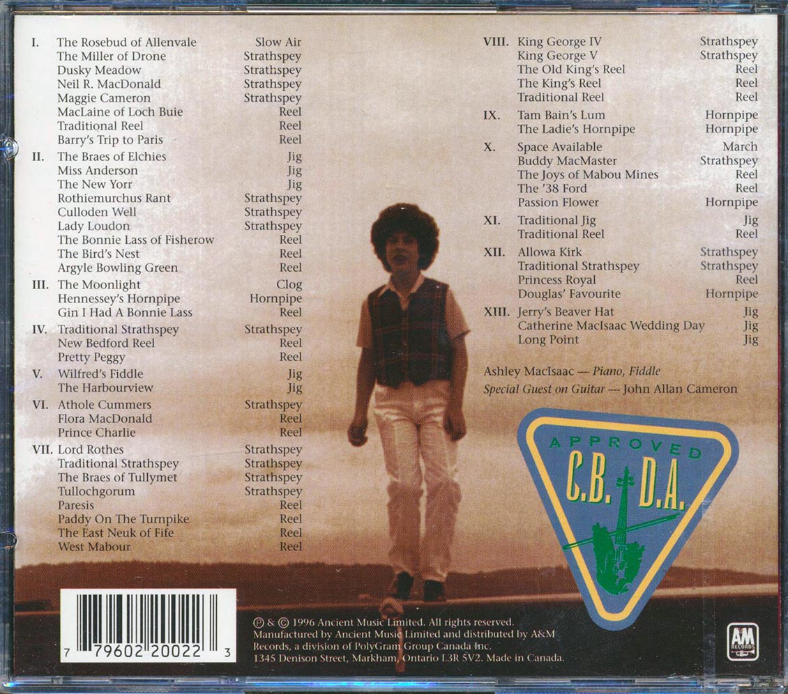 Ashley MacIsaac - Fine® Thank You Very Much (A Traditional Album) [1996 New CD]