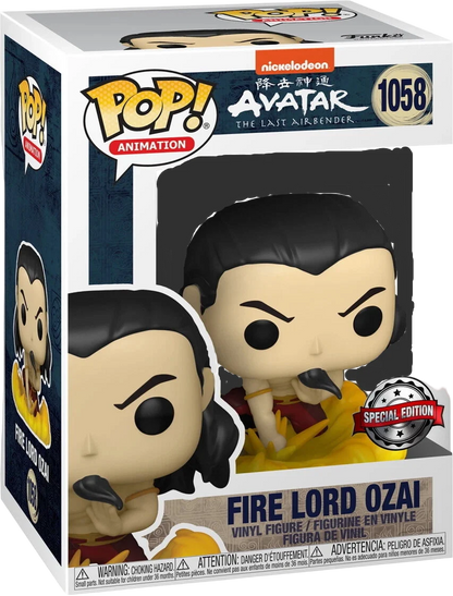 Fire Lord Ozai #1058 Special Edition Sticker Funko Pop! Animation Avatar The Last Airbender