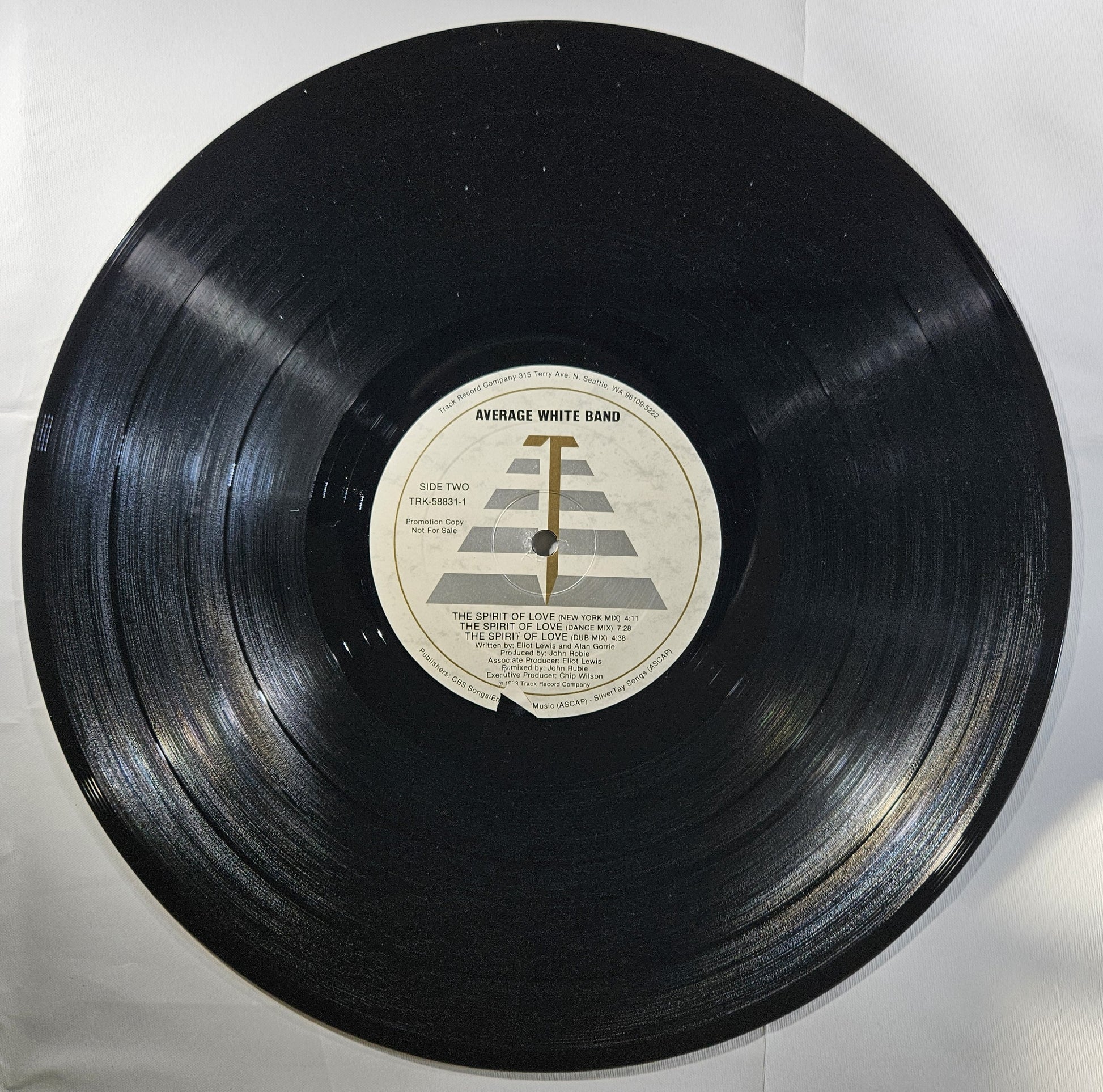 Average White Band Featuring Chaka Khan and Ronnie Laws - The Spirit of Love [1988 Promo] [Used Vinyl Record Single]