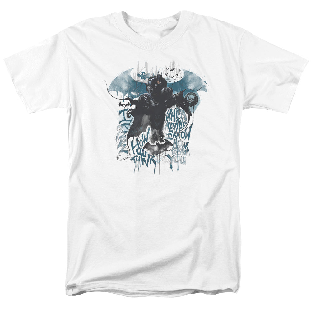 Batman Arkham Knight I Know Mens T Shirt White Officially Licensed