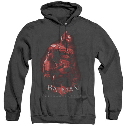 Batman Arkham Knight Knight Heather Mens Hoodie Black Officially Licensed