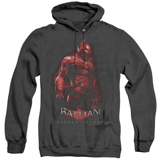 Batman Arkham Knight Knight Heather Mens Hoodie Black Officially Licensed