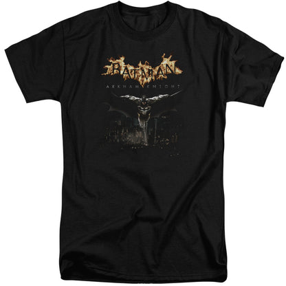 Batman Arkham Knight City Watch Mens Tall T Shirt Black Officially Licensed